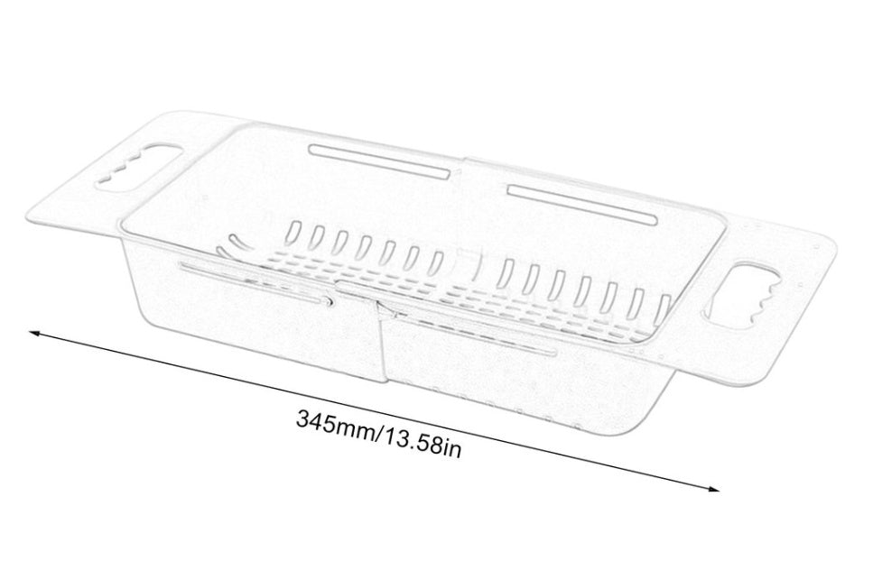 Sink telescopic vegetable basket