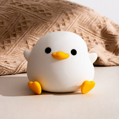 Doudou Duck Silicone Alarm Night Light